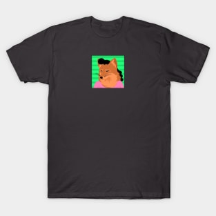 red fox character in cute box woman T-Shirt
